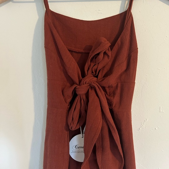 Rustic Red Jumpsuit - Picture 4 of 5